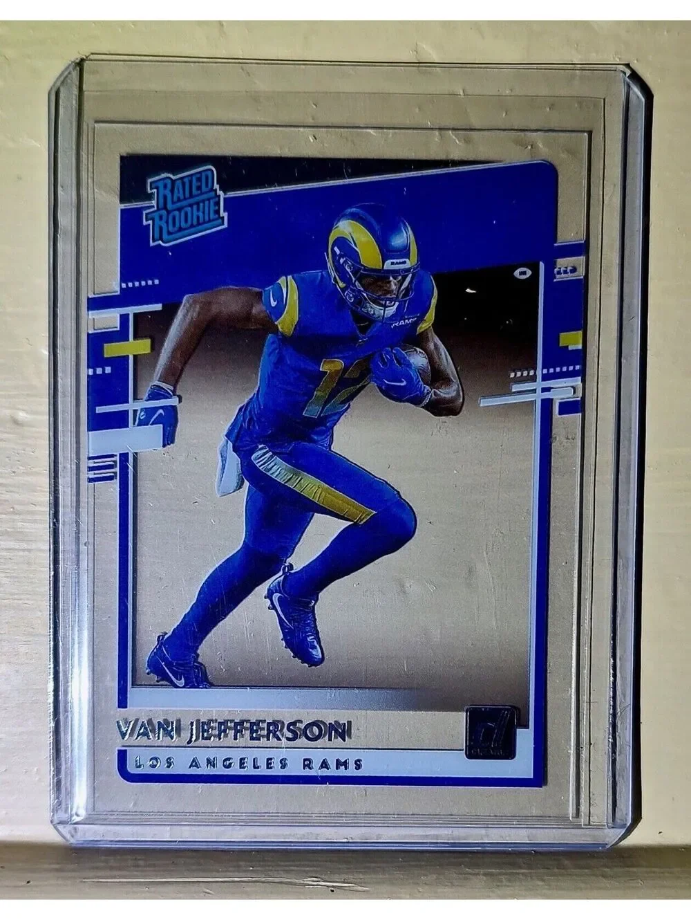 Van Jefferson 2020 Panini Chronicles Donruss NFL Rated Rookie Clearly RR-VJ Card